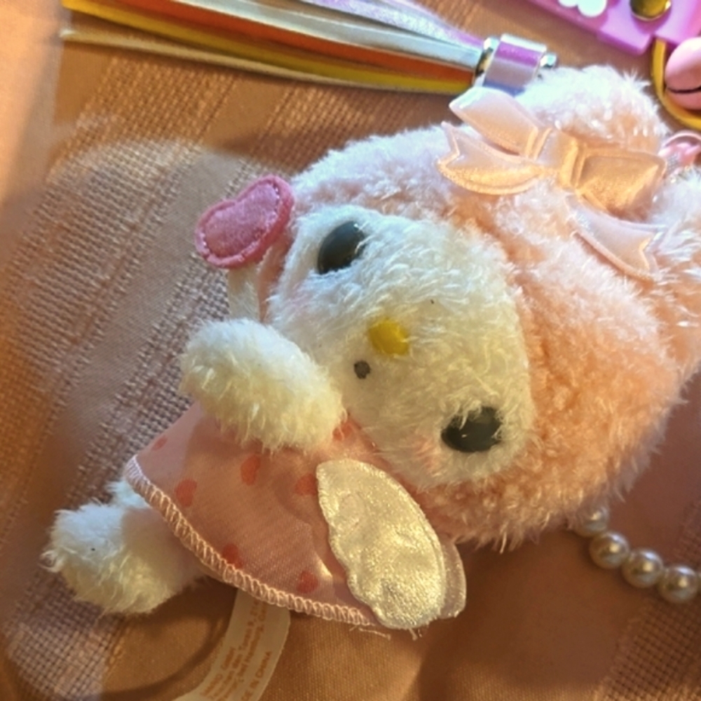 Cute Pink My Melody Keychain Or Purse Dangler